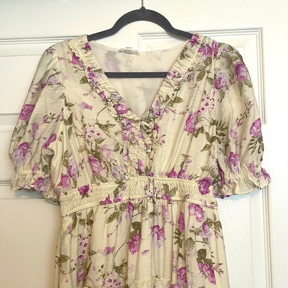 Country summer dress size LARGE. True to size. Cute with boots or sandals! - Picture 2 of 6